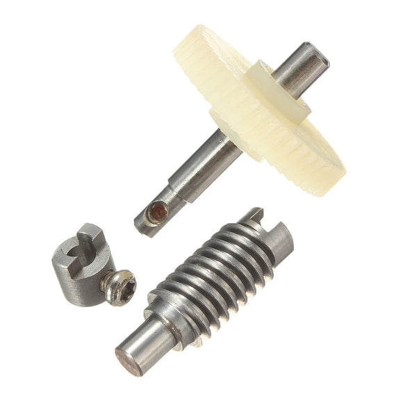 28mm Plastic Worm Reduction Gear Metal Wheel Speed Reducer Gearset Accessory