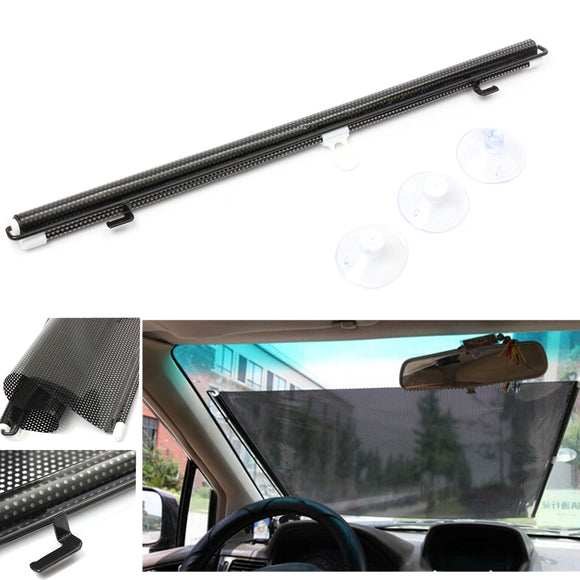 Universal Summer Car Window Insulation Curtain Telescopic Sunshade