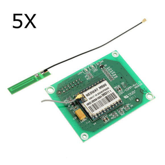 5Pcs GSM GPRS SIM900 1800MHz Short Message Service m590 SMS Module DIY Kit For Arduino