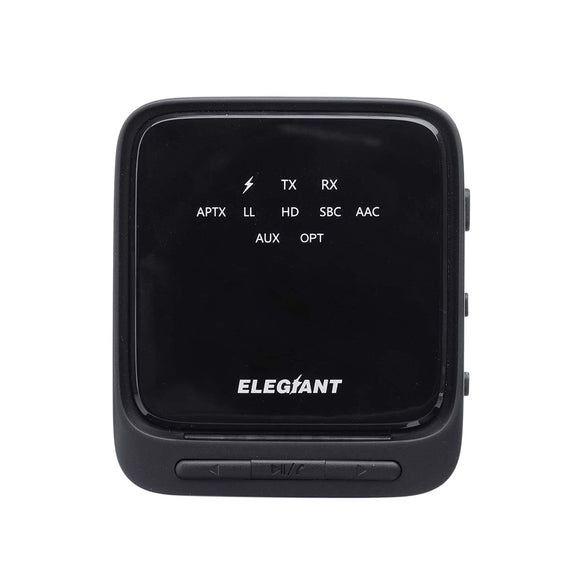ELEGIANT bluetooth5.0 Transmitter Receiver Wireless Audio Adapter  HD  LL for TV Car Laptop Stereo Headphone Speaker