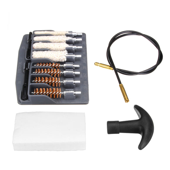 Universal G un Cleaning Kit Set R ifle Shot g un Pistol Fire arm Airgun Brushes Clean