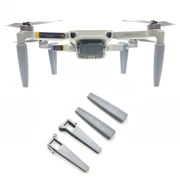 Extended Heighten Landing Gear Skid Quick-Release Leg Support Bracket Protector for DJI Mavic Mini RC Drone