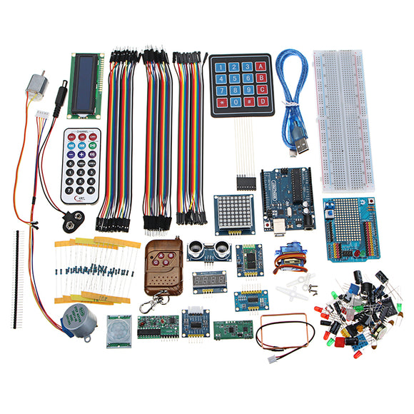 Geekcreit Deluxe UNO R3 Basic Learning Module Kit Starter Kits For Arduino