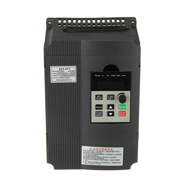 AT1-0750X 0.75KW AC 220V Single Phase Low Voltage Variable Frequency Converter Motor Speed Inverter