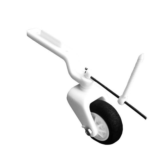 Micro Steerable Nylon Tail Wheel Assembly Landing Gear 25mm For Small Rear Three-point RC Airplane