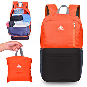 ANMEILU 20L Foldable Backpack Ultralight Outdoor Travel Waterproof Folding School Bag Camping