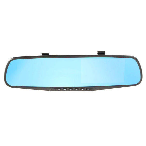 4.3 Inch HD 1080P Cam Video Recorder Rear View Back Reversing Car Mirror Camera DVR