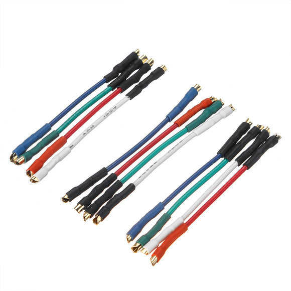 OFC Oxygen-free Copper 4-color Phono Line Cable for Turntable Record Player