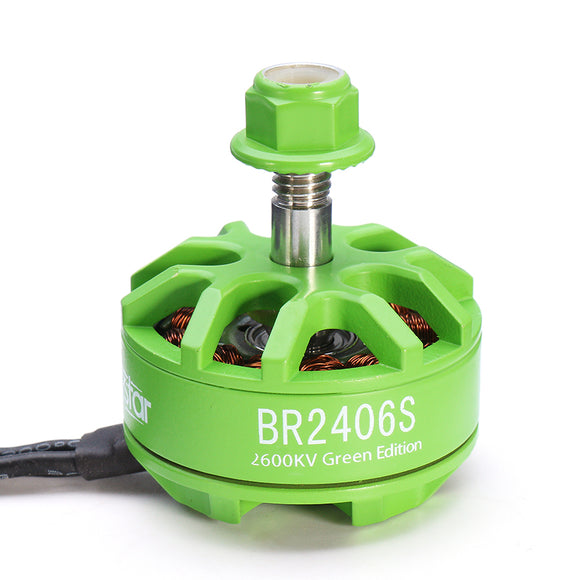 Racerstar 2406 BR2406S Green Edition 2600KV 2-4S Brushless Motor For X220 250 280 300 RC Drone FPV Racing