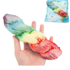 Rainbow Twist Bread Squishy 21*5CM Slow Rising With Packaging Collection Gift Soft Toy