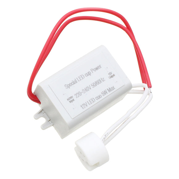 AC220-240V To DC12V 5W Power Supply LED Driver Light Transformer for MR16 MR11 Lamp Bulb