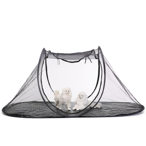 Pet Tent Cat Dog Playpen Feline Fun house Portable Exercise Tent with Carry Bag