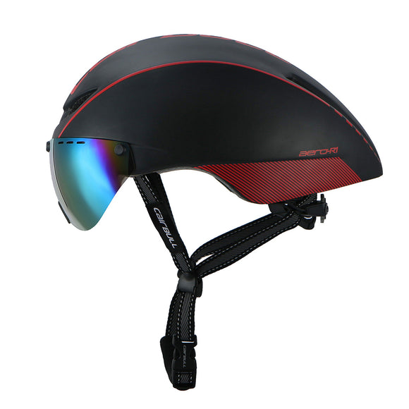 CAIRBULL AERO-R1 54-60cm Cycling Helmet In-mold 4 Ventilation Road Bike Goggles Helmet