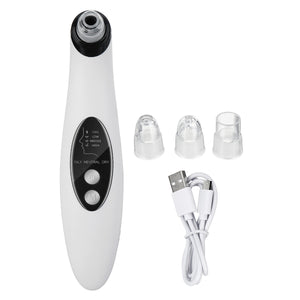 Blackhead Remover Electric Facial Pore Cleaner with 3  Probes Rechargeable Electric Blackhead Suction Vacuum Blackhead Suction Extractor Tool