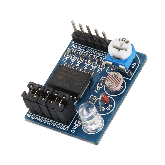 PCF8591 AD/DA Analog-Digital-Analog Converter Module Measure Light and Temperature Produce Various Waveforms