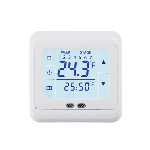 220V 16A LCD Digital Display Touch Screen Thermostat Temperature Controller
