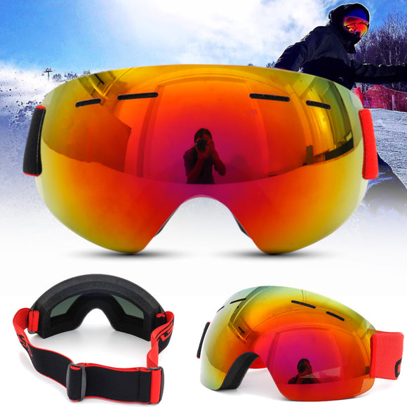 Mens Womens Ski Snowboard Goggles Unisex Anti Fog UV Protection Double Lens Skiing Goggle