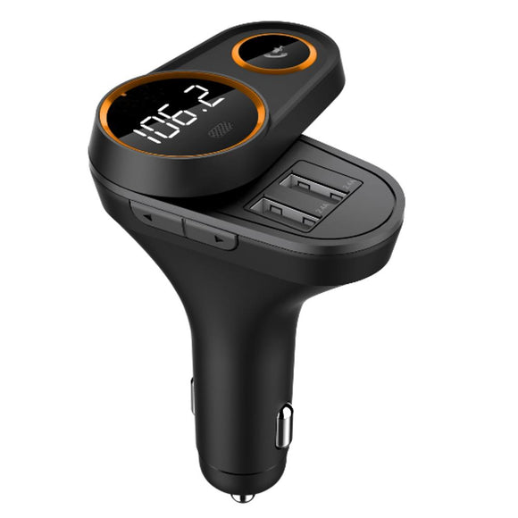 ANLUD Rotatable Mp3 Player Car bluetooth Wireless FM Transmitter Dual USB Car Charger Handsfree Call