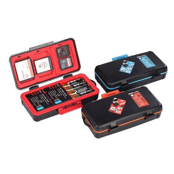 LENSGO D950 Battery Memory Card Protective Protector Case Box for SD CF XQD Memory Card Camera Battery AA Battery