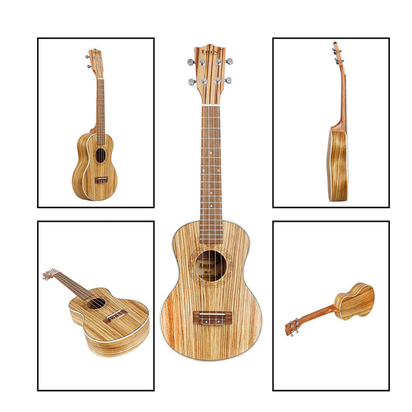 IRIN 21/24/26 Inch Natural Color Wood Ukulele for Beginner