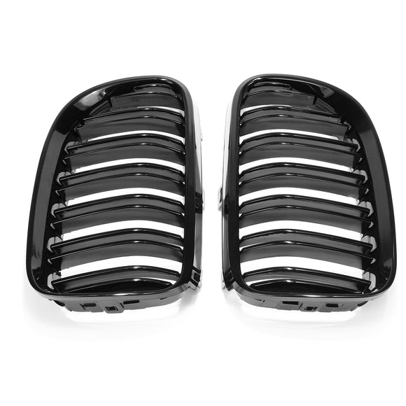 Gloss Black Front Kidney Grill Grille For BMW E92 E93 2010-2014