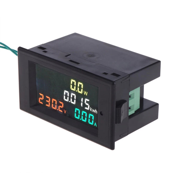 D69-2049 AC80-300V/AC200-450V Energy Meter Voltmeter Ammeter Power Energy Meter Volt Amp Power Kwh M