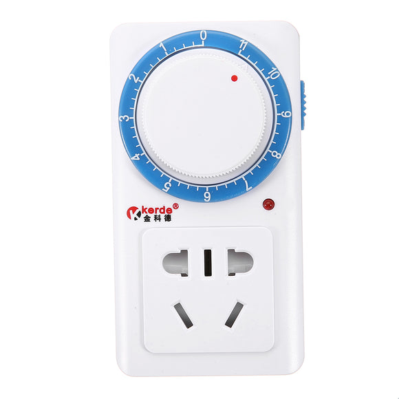 11 Hours Time Countdown Mechanical Wall Plug Switch Aquarium Fish Tank Water Pump Light Timer Switch