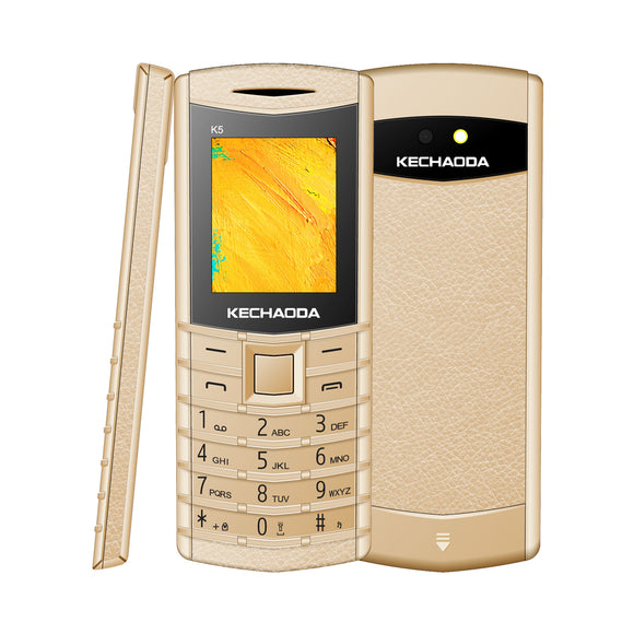 KECHAODA K5 1.8 Inch 500mAh bluetooth Dialer With Vibration Dual SIM Card Dual Standby Ultra-thin Mini Card Phone