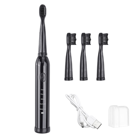 Sonic Electric Toothbrush USB Rechargeable 5 Modes Timing Toothbrush IPX7 Oral Care
