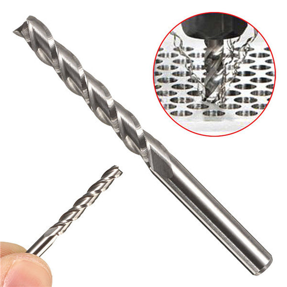 22x3.175mm 3 Flute End Mill Cutter Milling Cutter for Acrylic Wood