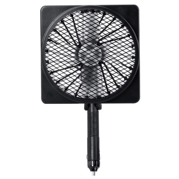 5 Inch 3.4W 4.5W 12V Car Cooling Fan Cigarette Lighter Protable Universal Square Type