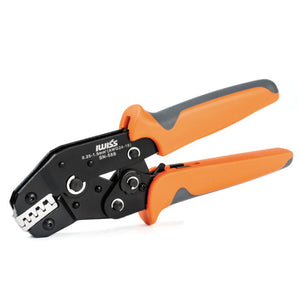 IWISS SN-58b 6.3/ 4.8/2.8 Plug Spring Crimping Tool Ratchet Terminal 0.25-1.5mm Crimping Tool Cold-pressing Bare Terminal Clamp