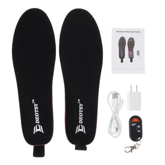 Electric Heating Insoles Warm Socks Feet Heater USB Foot Winter Warmer Pads