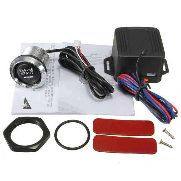 Universal Car Engine Start Push Button Switch Ignition Starter Kit