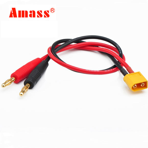 AMASS XT60 Plug Connector 14AWG 30cm Charging Cable Wire