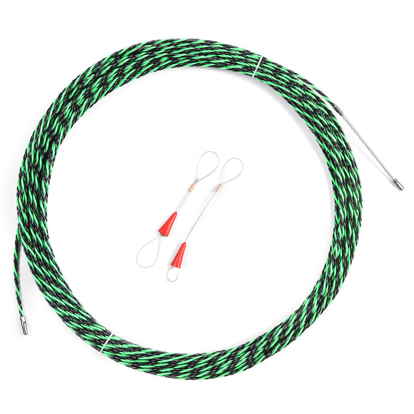 5mm Flexible Fiberglass Cable Puller Handy Wire Electrical Tool Fish Tape 5m/10m/15m/20m/25m/30m/35m/40m