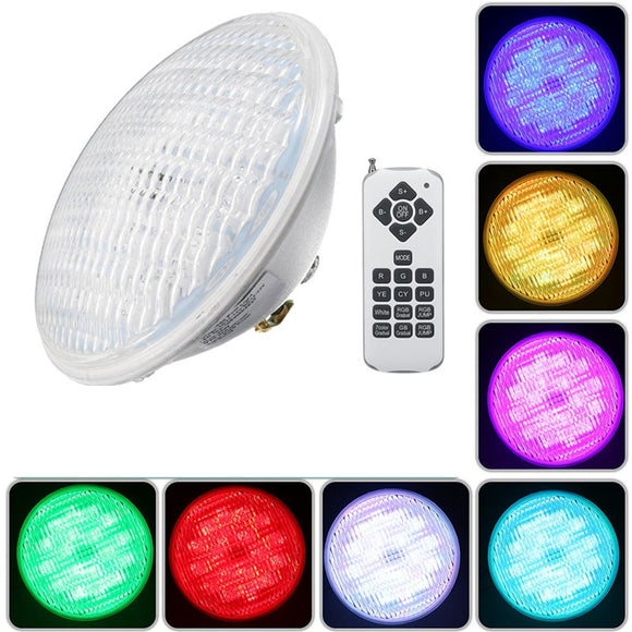 36W RGB Remote Control 108 LED Swimming Pool Light Waterproof Night Light Atmostphere Light