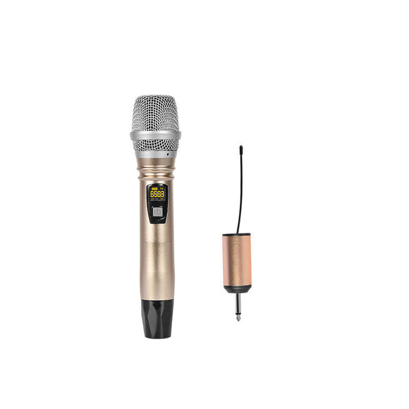 Wireless Microphone UHF 200 Channel 2 Cordless Handheld Mic Karaoke Speech