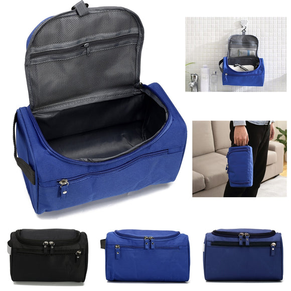 Mens Hanging Travel Toiletry Kit Wash Bag Shaving Case Cosmetic Bag Protable