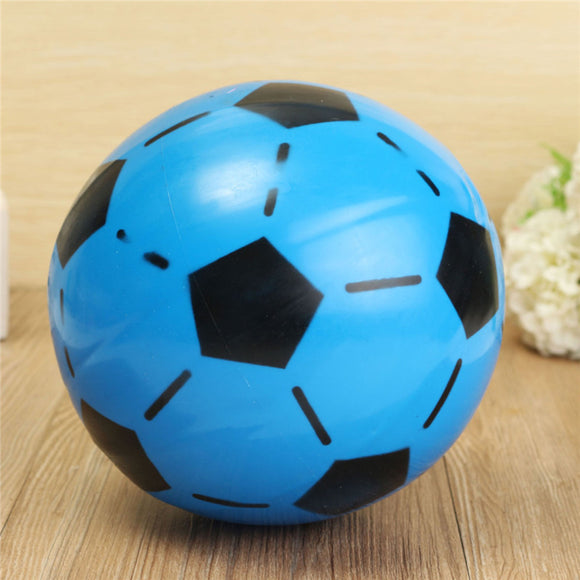 Football 15cm Random Color PVC Inflatable Soccer Indoor Outdoor Toy For Children Kids Game Gift