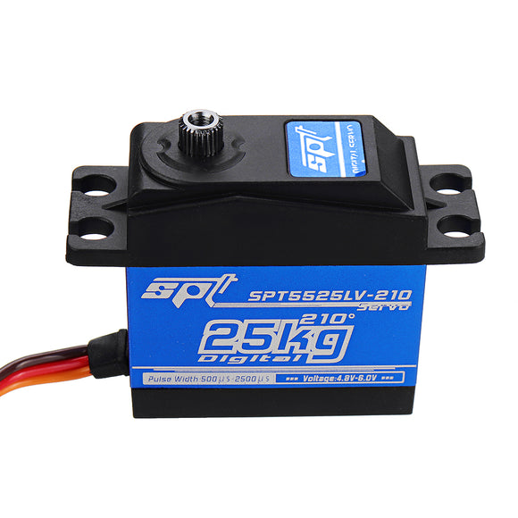 SPT Servo SPT5525LV-210 25KG Digital Servo 210 Large Torque Metal Gear For RC Robot