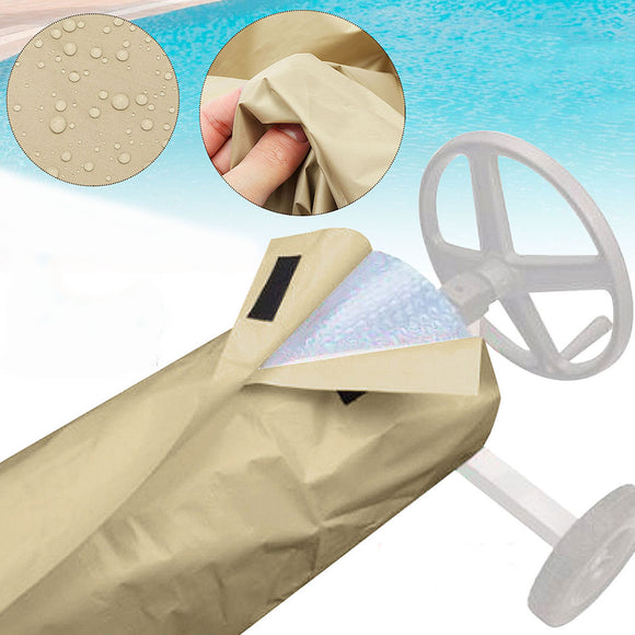 16Ft Swimming Pool Solar Blanket Roller Reel Waterproof Cover Outdoor Dust Protector Storage Bag