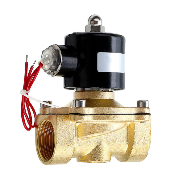 1/2 3/4 1 Inch 24V Electric Solenoid Valve Pneumatic Valve for Water Air Gas Brass Valve Air Valves