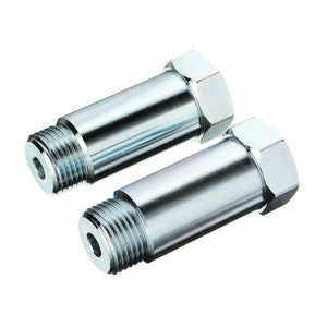 2Pcs Straight O2 Oxygen Sensor Extension Extender Spacer Adapter 55mm For M18 x 1.5
