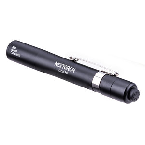NEXTORCH K3S Medical Flashlight LED Pen White Light with Pupil Gauge for Doctor Stethoscope Healthcare Nursing School Students