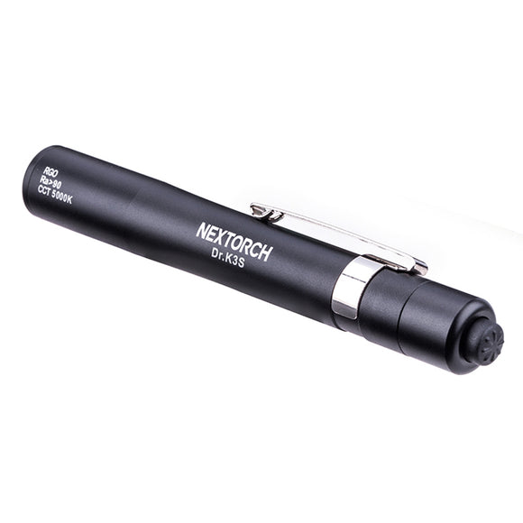 NEXTORCH K3S Medical Flashlight LED Pen White Light with Pupil Gauge for Doctor Stethoscope Healthcare Nursing School Students