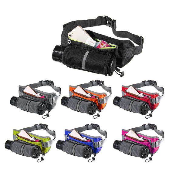 Outdoor Waist Bag Phone Bag With Water Bottle Holder For Hiking Running Jogging