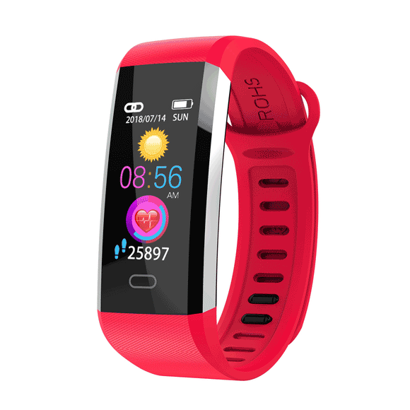 XANES WQ6 0.96 TFT Screen Waterproof Smart Watch Heart Rate Monitor Fitness Bracelet Mi Band
