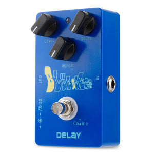 Caline CP-19 Blue Ocean Delay Guitar Effects Pedal True Bypass 25ms-600ms Delay Time