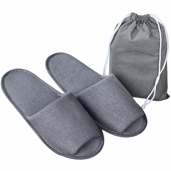 IPRee Folding Slippers Men Women One Size Travel Portable Shoes Non-slip Slippers With Storage Bag